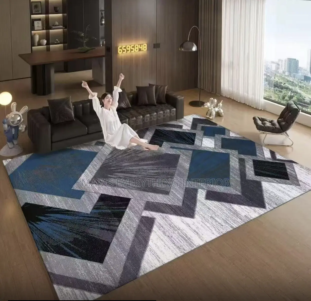 LUXURY CENTER RUG (Free Delivery Within Lagos