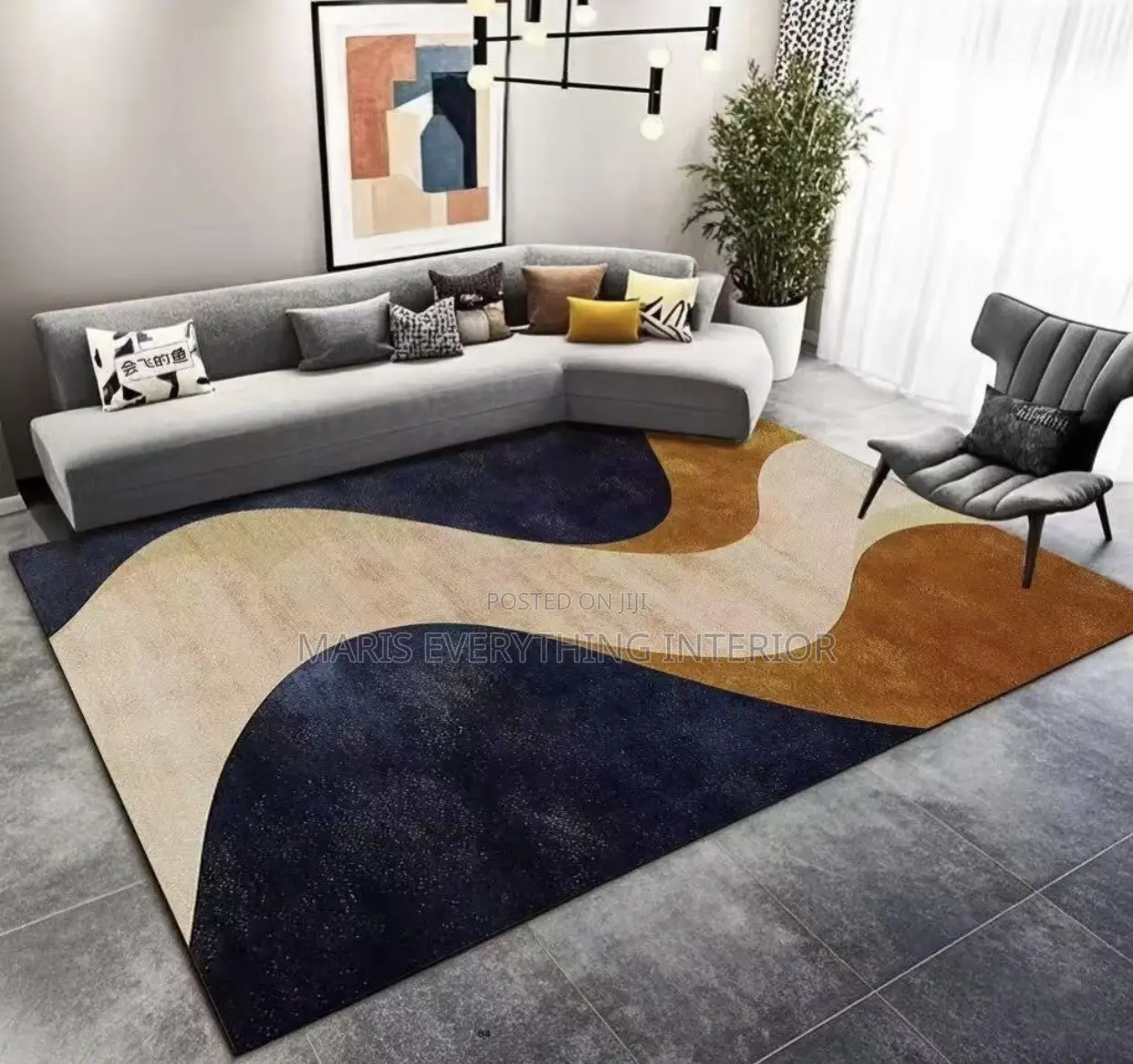 LUXURY CENTER RUG (Free Delivery Within Lagos
