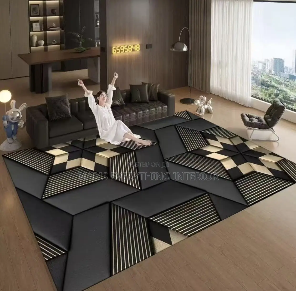 LUXURY CENTER RUG (Free Delivery Within Lagos
