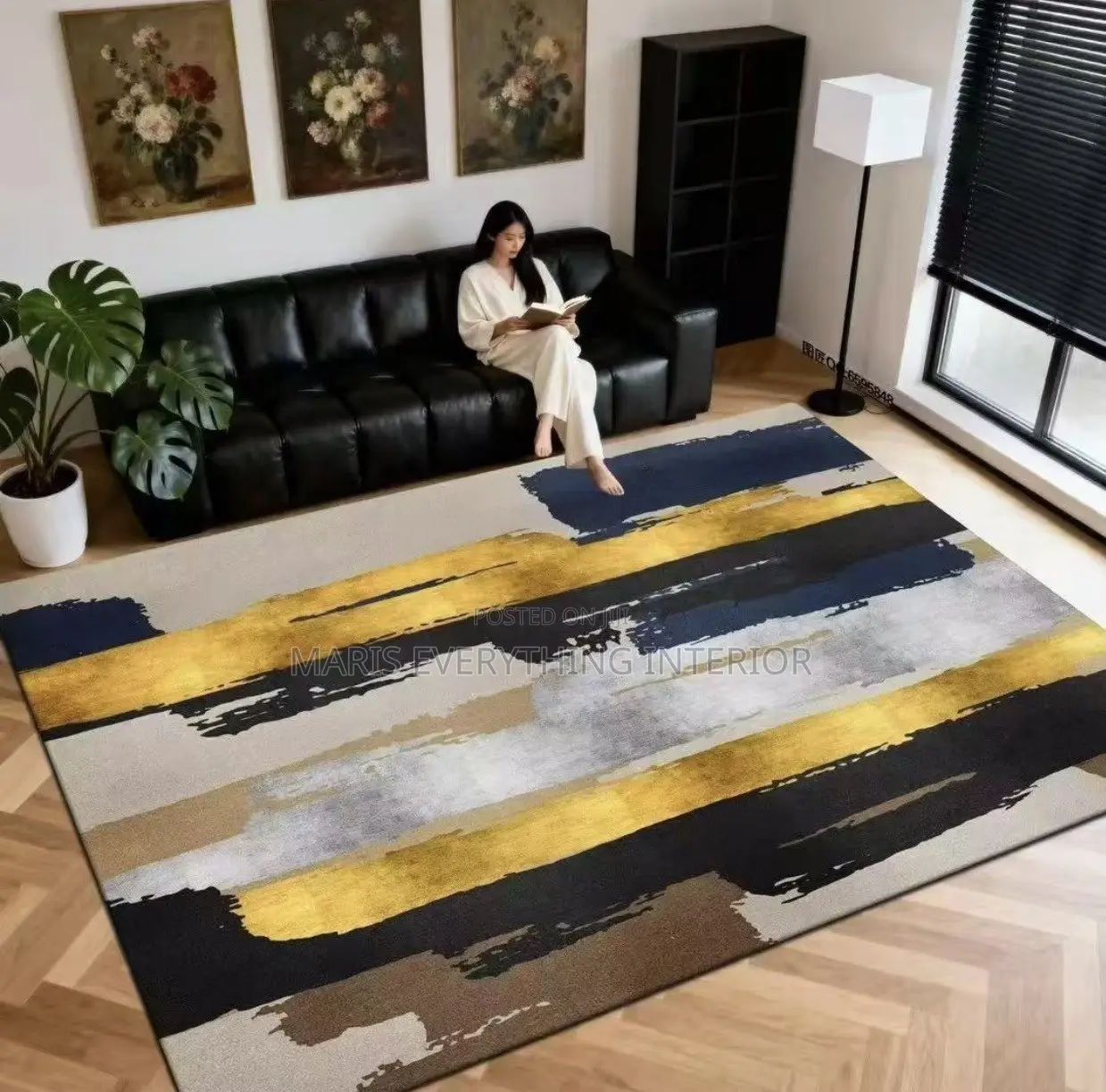 LUXURY CENTER RUG (Free Delivery Within Lagos