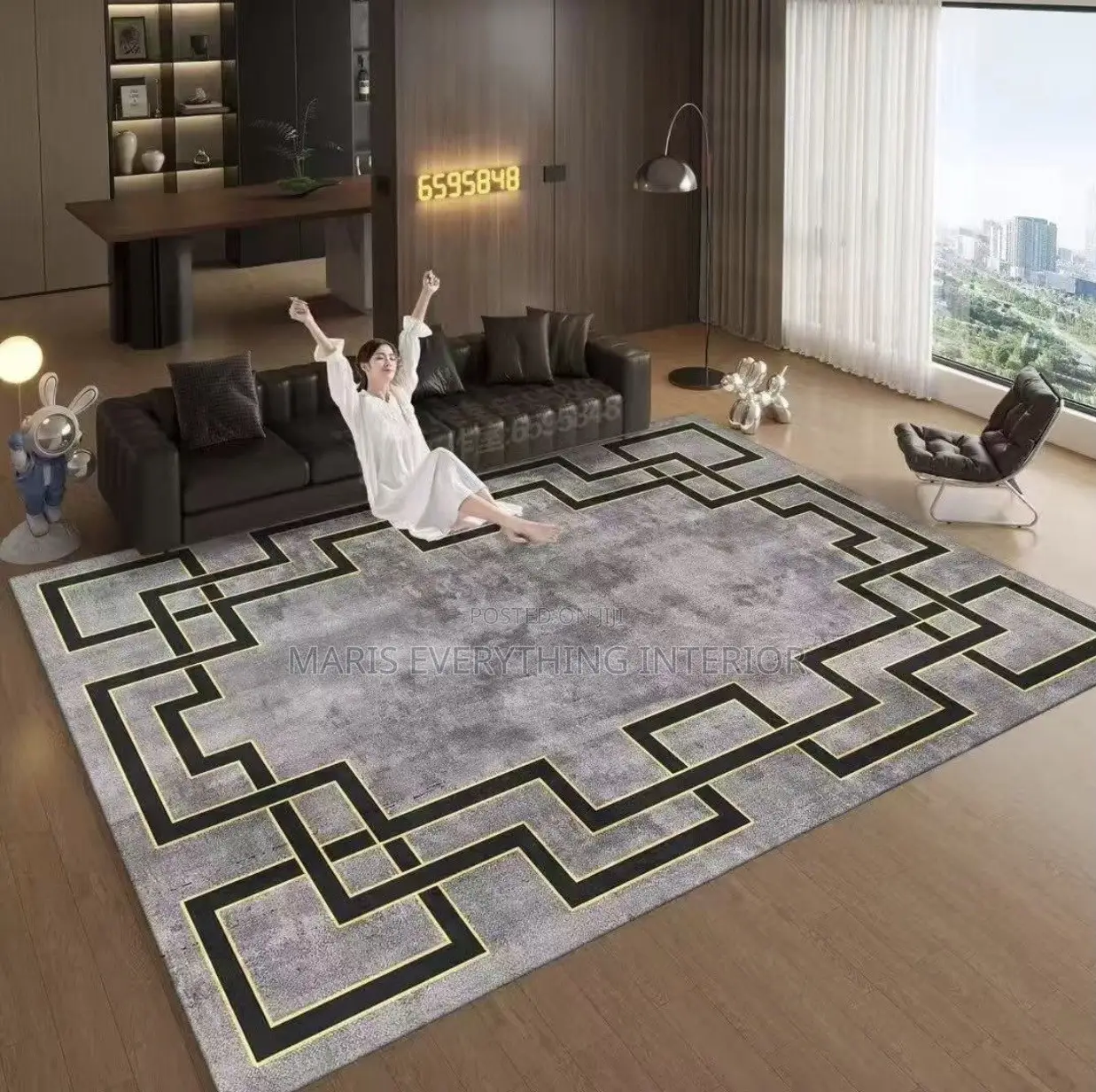 LUXURY CENTER RUG (Free Delivery Within Lagos