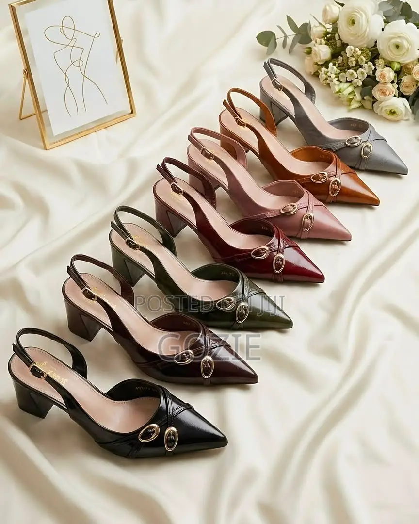 Leather Blockheel Sandals