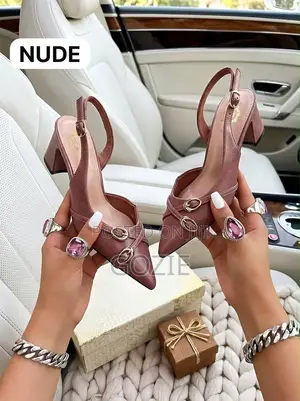 Leather Blockheel Sandals