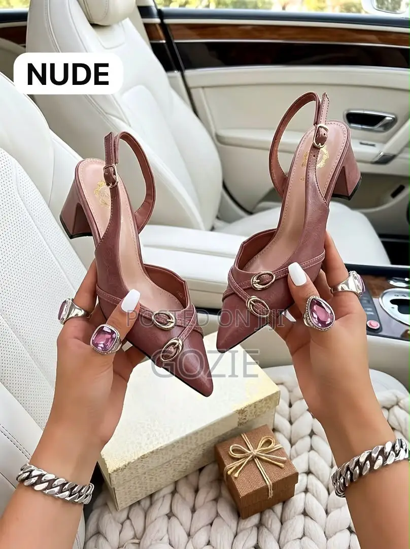 Leather Blockheel Sandals