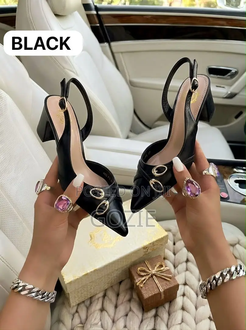 Leather Blockheel Sandals