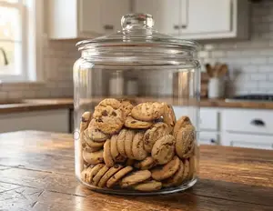 6000ml Clear Glass Storage Jar
