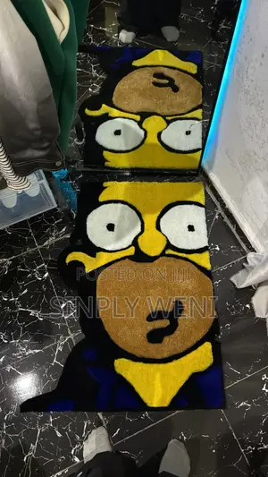 Homer From Simpsons Customized Rug