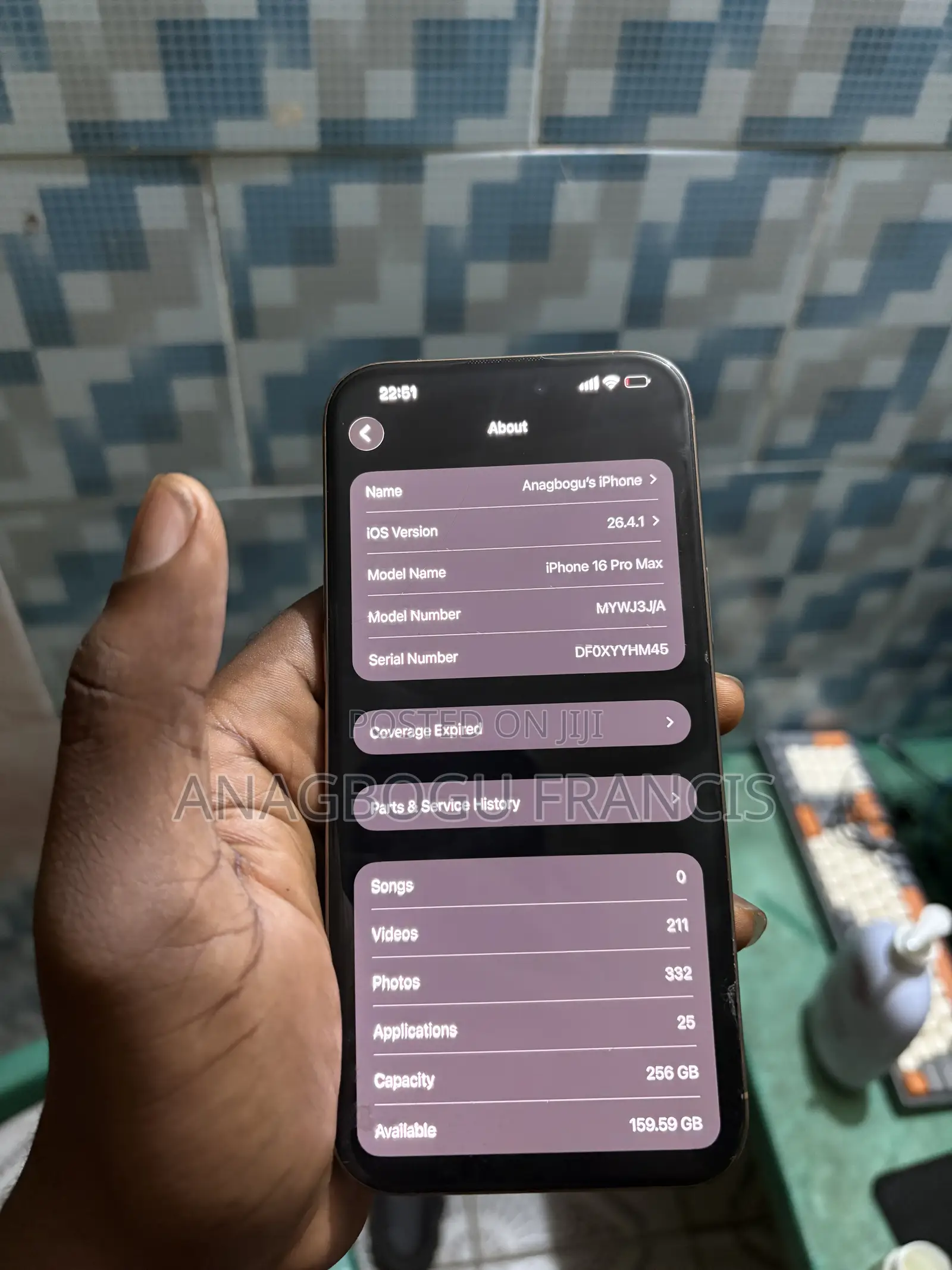 Apple iPhone 16 Pro Max 256 GB Gold