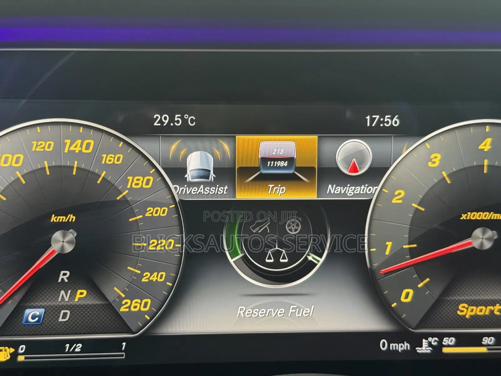 Mercedes-Benz E400 2017 Blue