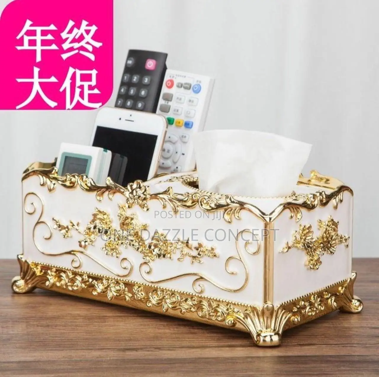 European Tissue Box Holder