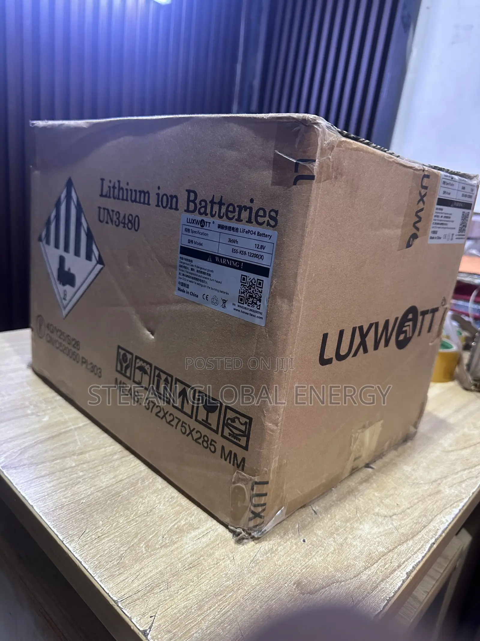 3kwh .12v Luxwatt Ion Littium Battery