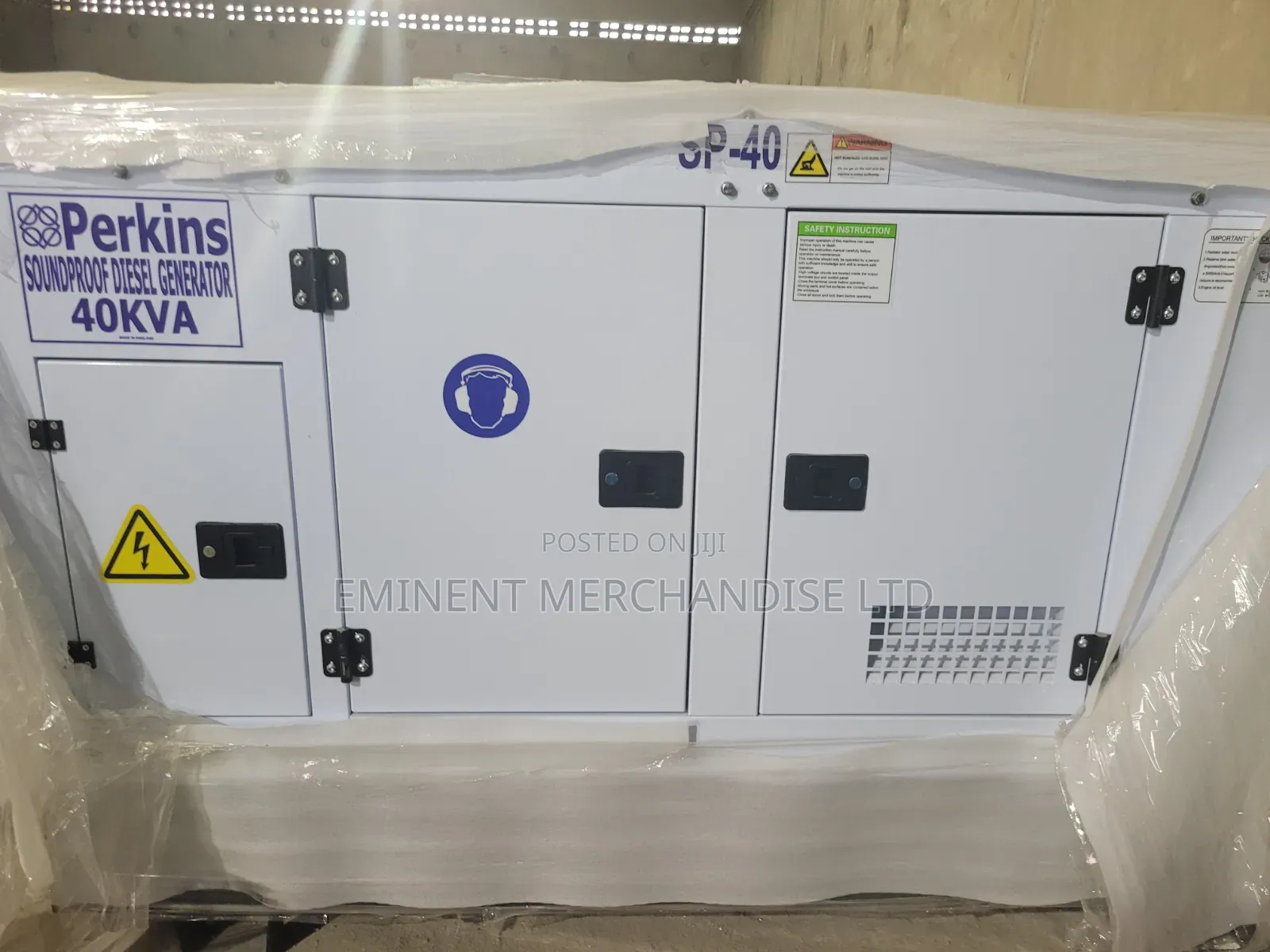 Silent Diesel Power Supply 40kva