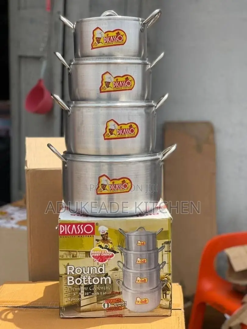 4pcs Round Bottom Picasso Pot Sets