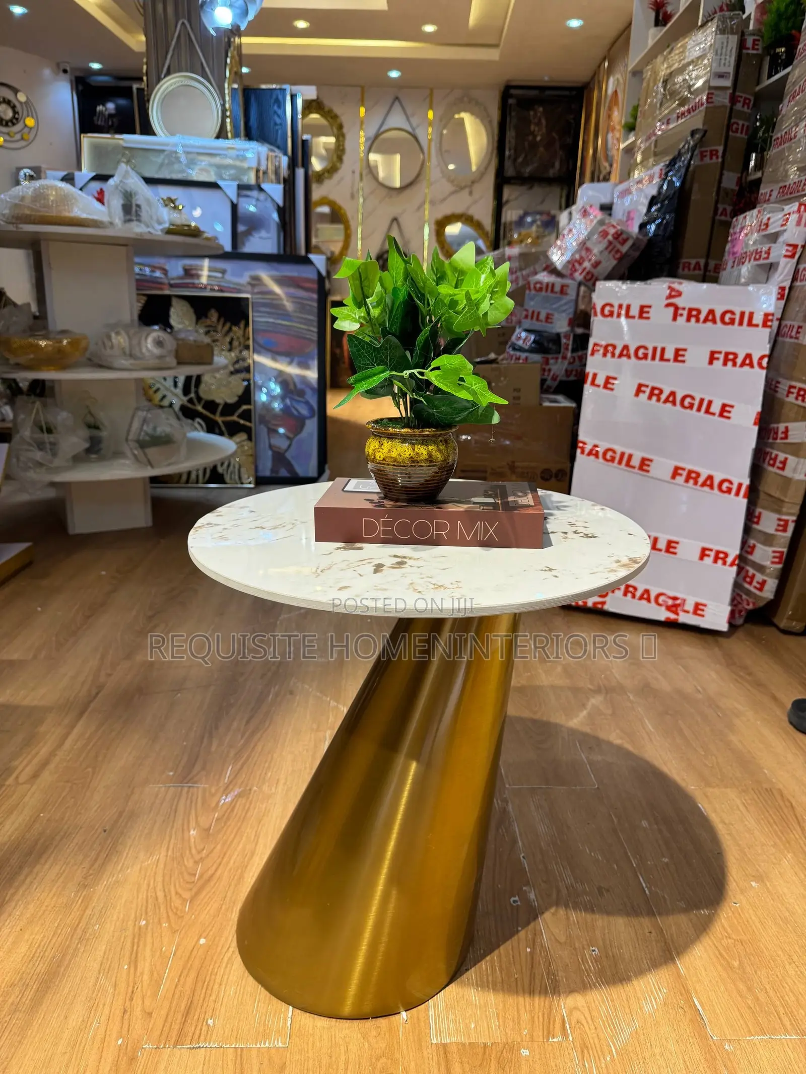 Luxury 2 in 1 Marble Top Center Table