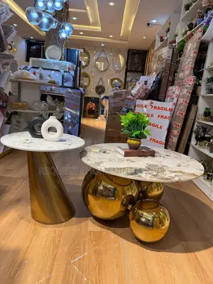 Luxury 2 in 1 Marble Top Center Table