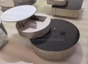 Modern 2 in 1 Rotating Round Center Table
