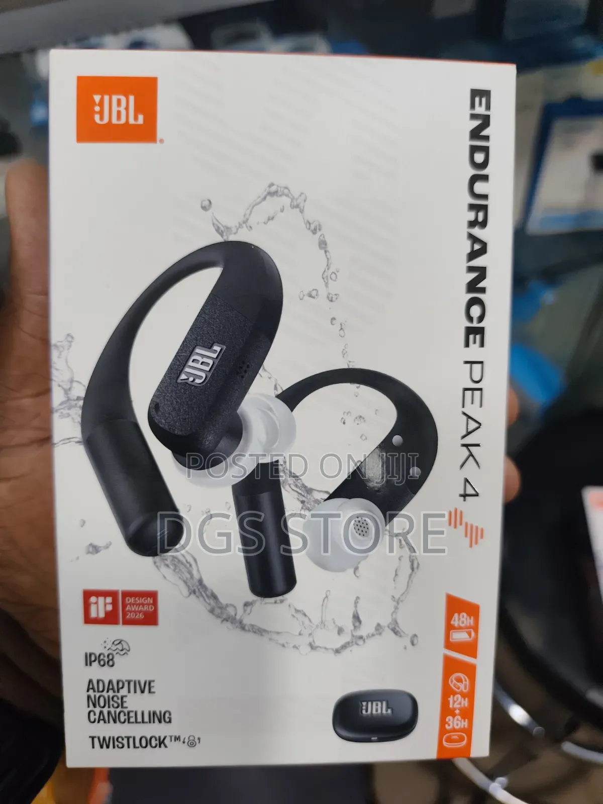 JBL Endurance Peak 4 Bluetooth Earbuds