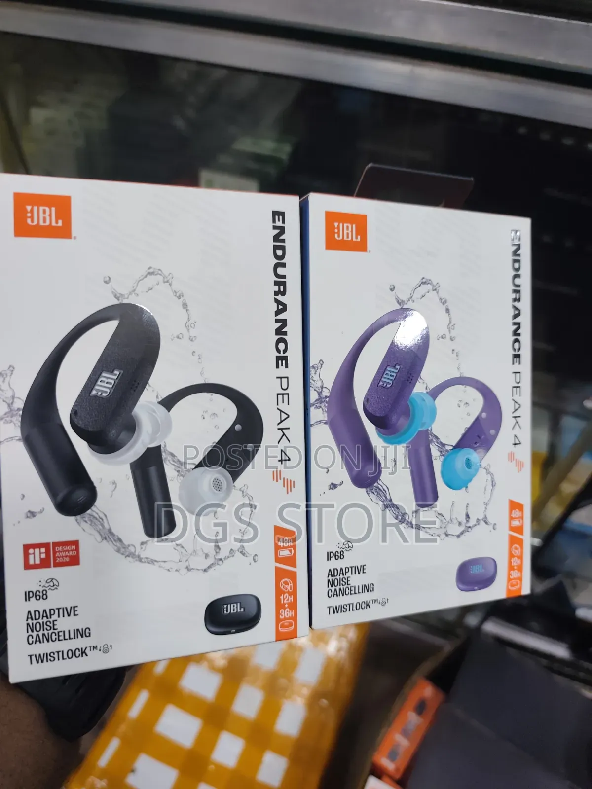 JBL Endurance Peak 4 Bluetooth Earbuds