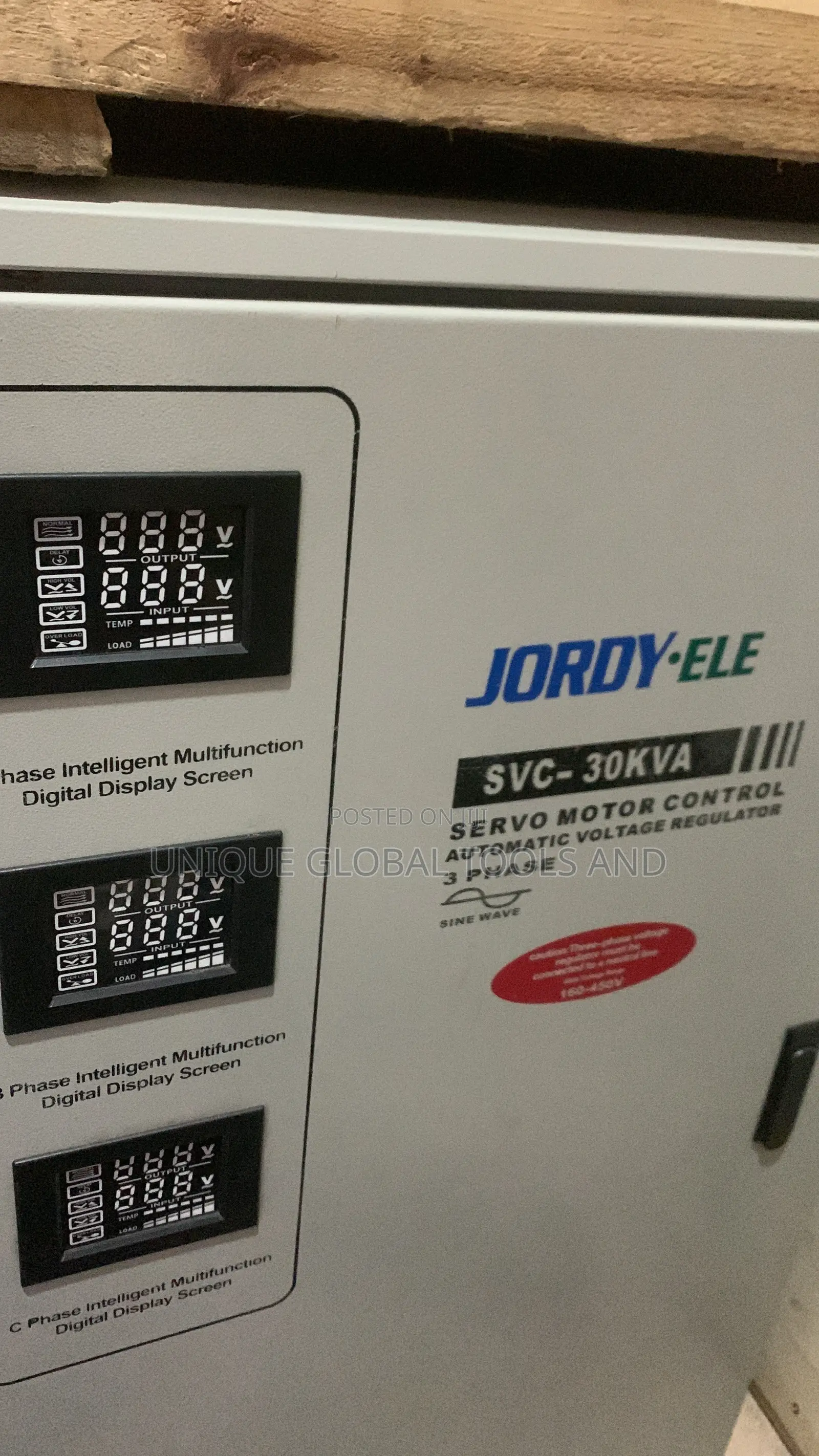 40kva Jordy 3 Phase Stabilizer