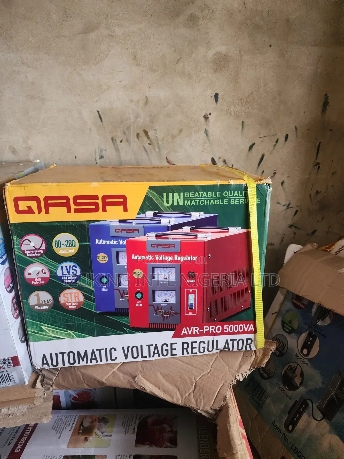 Qasa 5000i (5kva) Relay Automatic Voltage Stabilizer-Avr-Pro I