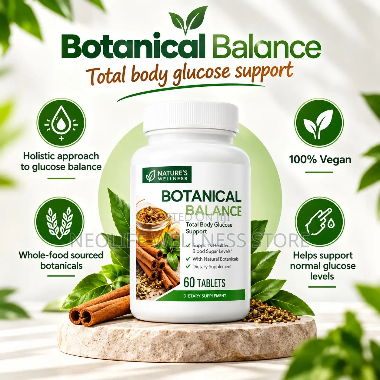 Botanical Healthy Balance 60 Tablets