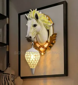 Luxury Deer Head Wall Light – Gold Decorative LED Wall Lamp