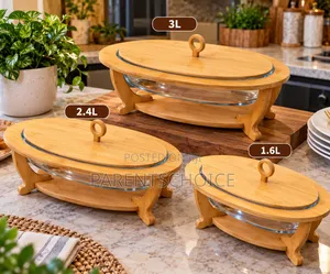 3L / 2.4L / 1.6L Premium Luxury Wooden Serving Dish