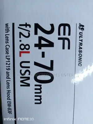 Canon 24-70mm 2.8F Lens