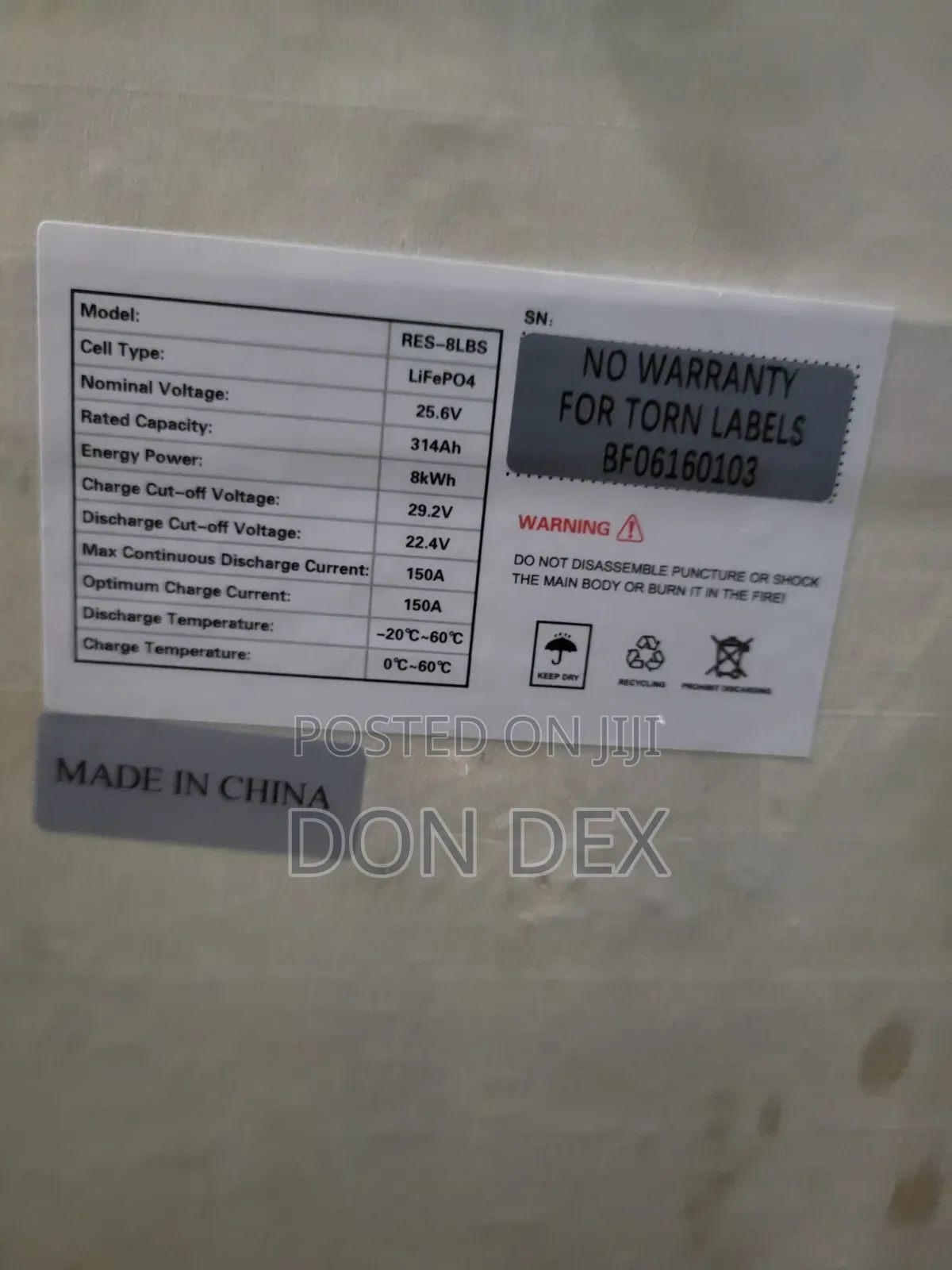 8kwh 24v Hyper Power Lithium Battery