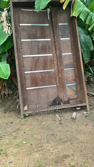 Heavy-Duty Steel Security Door — 7ft × 4ft