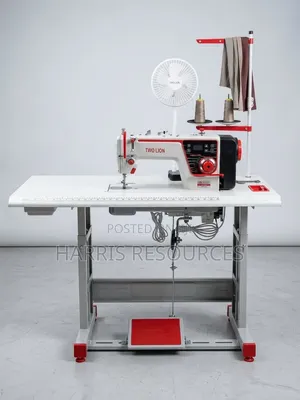 Two Lion Direct Drive Industrial Straight Sewing Machine With Fan