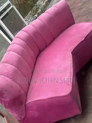 White Upholstered Armchair-Used
