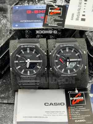 Dual Time Gshock Rubber Starp Wristwatch*