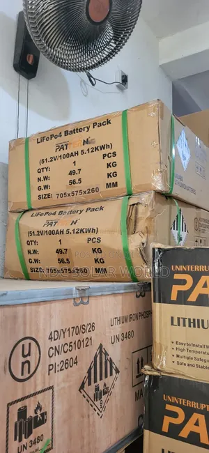 5kw Pattern Lithium Battery 25,6v 100ah