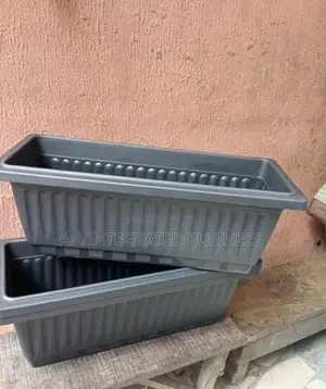 Rectangle Black Flower Pot