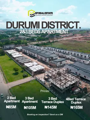 3bdrm Duplex in Durumi for sale