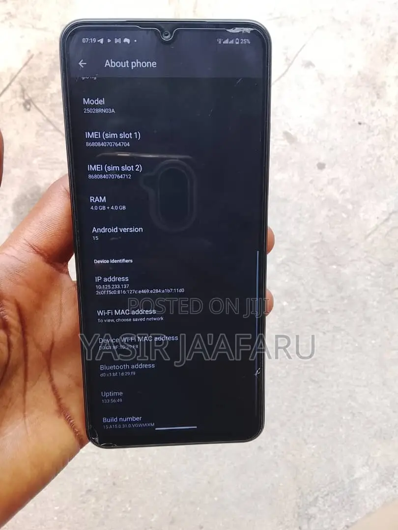 Xiaomi Redmi A5 4G 128 GB Black