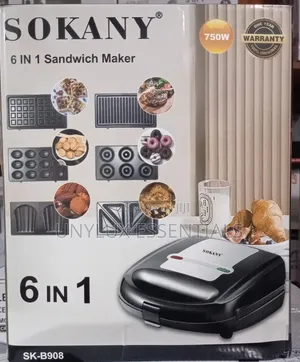 Sokany 6 in 1 Sandwich Maker