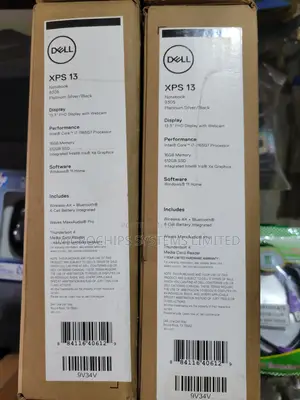 New Laptop Dell XPS 13 9300 16GB Intel Core i7 SSD 512GB