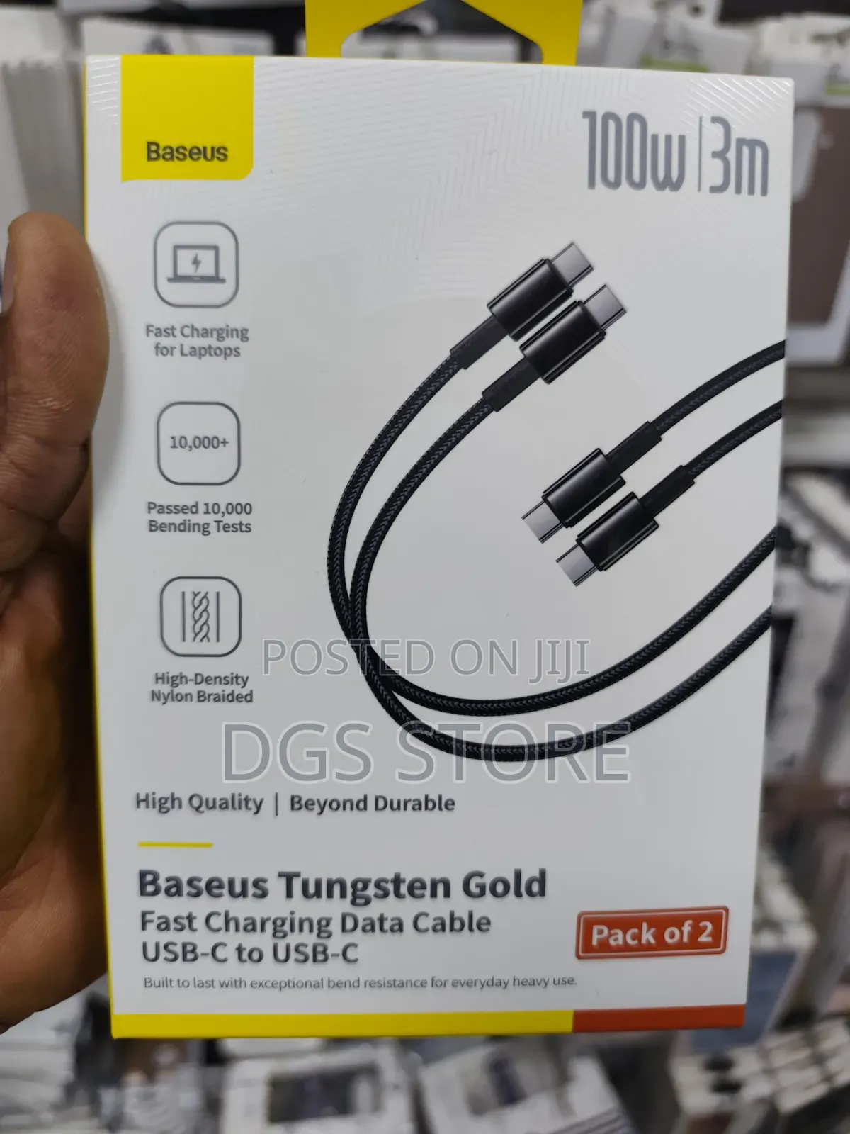 Baseus Tungsten Gold 100w 3meter USB C to USB C