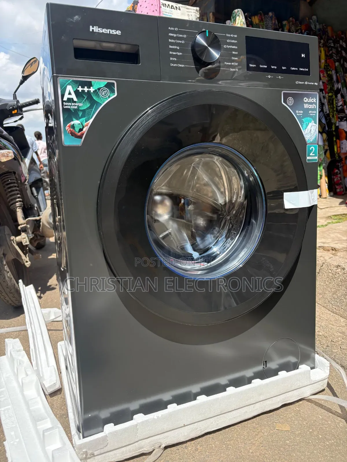 Hisense 6kg Front Loader Automatic Washing Machine Inverter