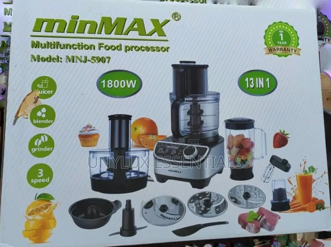 Min Max Food Processor 13 in 1