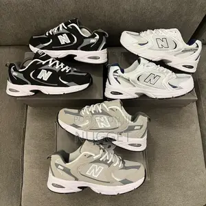 Top Notch Quality New Balance 530 •Black White and Silver Colorway*