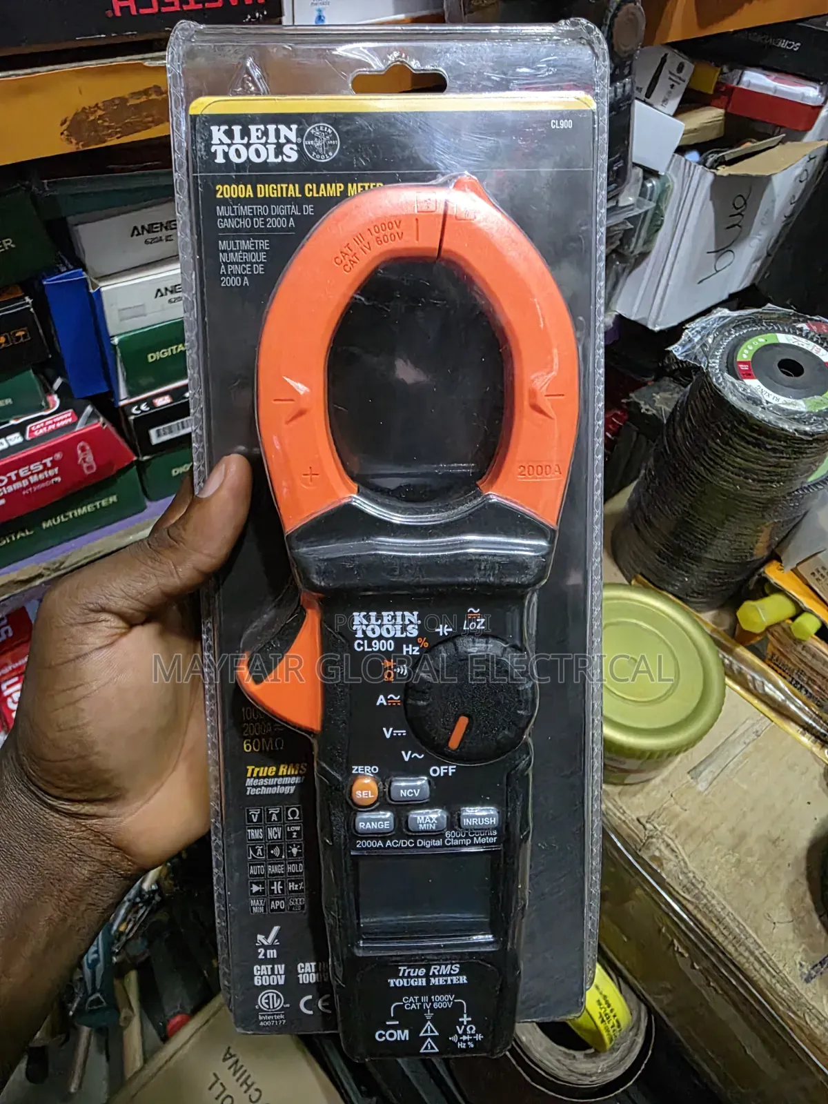 Original Klein Tools CL900 2000A AC/DC Digital Clamp Meter