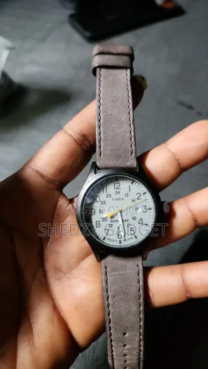 Timex Expedition Quartz 40mm Gray Dial Brown Leather Strap