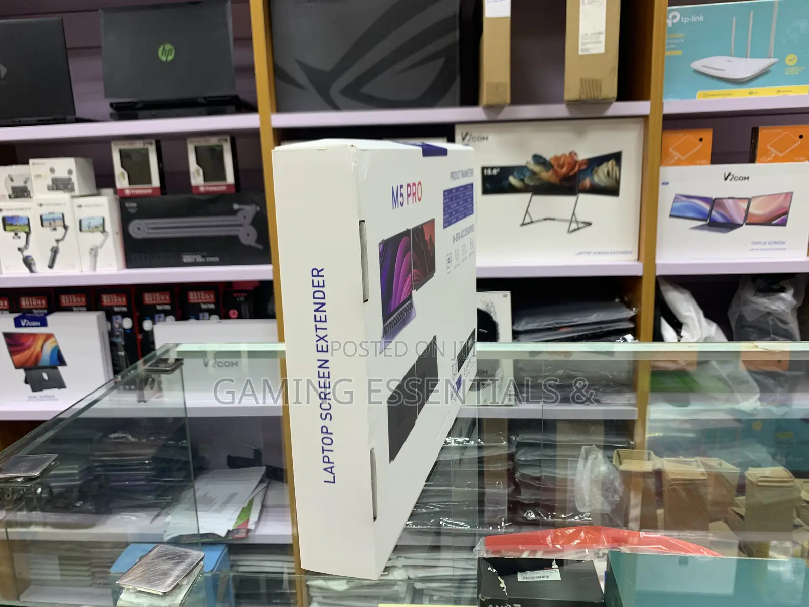 V2COM M5 Pro 15.6 inches 4K Dual Screen Laptop Extender