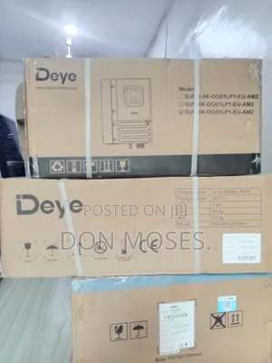 6kva 48v Deye Inverter/ 5kwh 48v Deye Lithium Battery