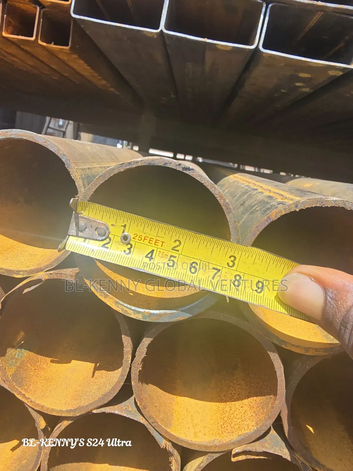 3" by 2mm Round Pipe