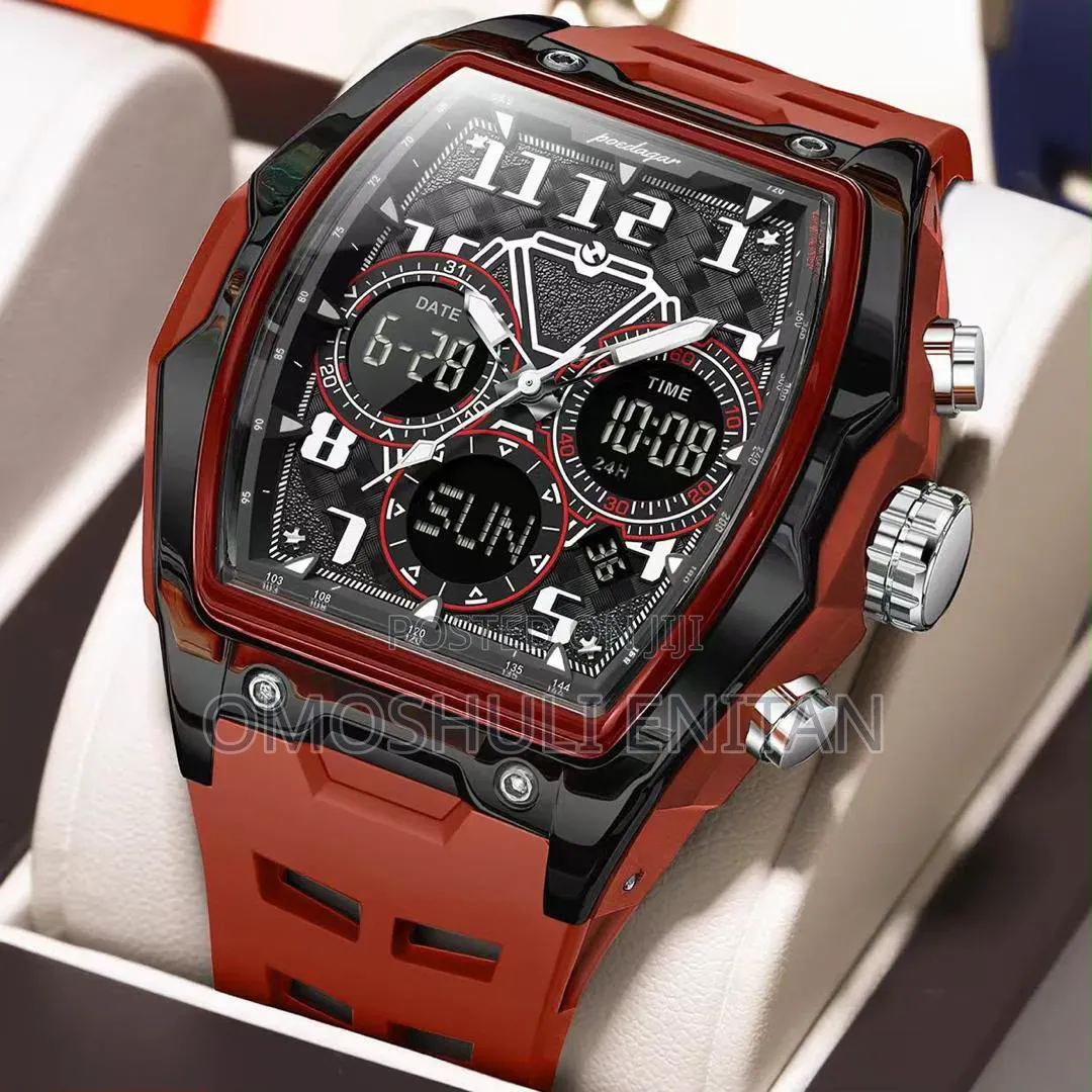 Poedagar Chronographic Watch ( Luxury)