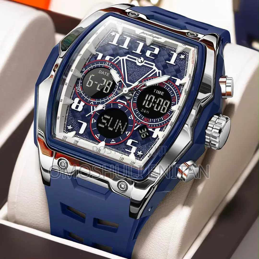 Poedagar Chronographic Watch ( Luxury)